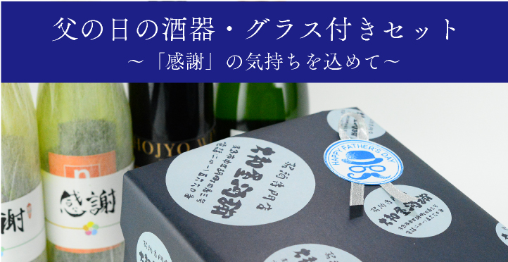 父の日　酒器・グラス付きセット